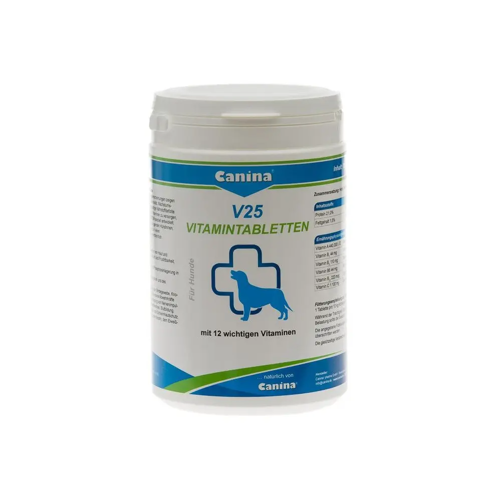 Вітамінний комплекс Canina V25 Vitamintabletten для собак 700 г 210 табл.
