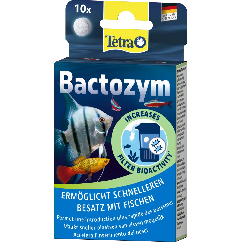 Засіб Tetra Bactozym для акваріума для стабілізації біологічної рівноваги 10 таблеток на 1000 л
