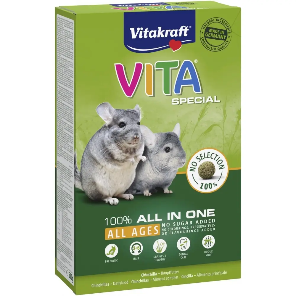 Корм Vitakraft Premium Menu Vital для шиншил 600 г