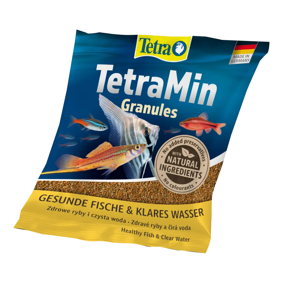Корм сухий Tetra Min Granules для акваріумних рибок в гранулах 15 г