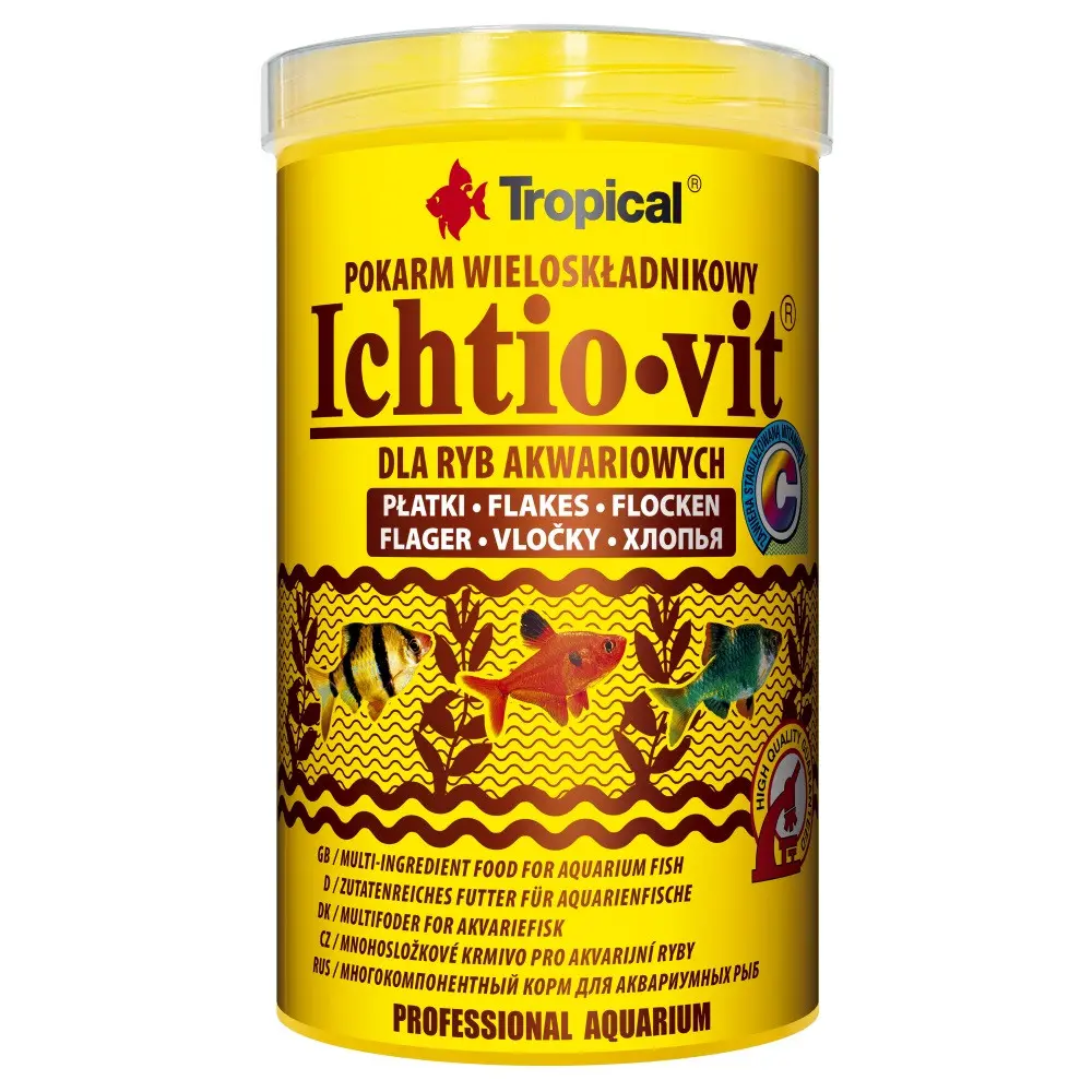 Корм Tropical Ichtio-Vit для всіх акваріумних риб пластівці 120 г