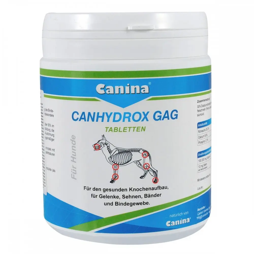 Вітамінний комплекс Canina Canhydrox GAG для собак при проблемах з суглобами та м язами 600 г 360 табл.