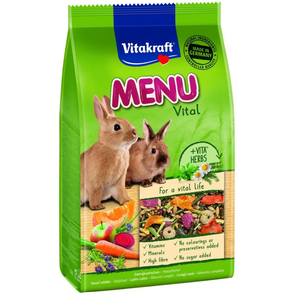 Корм Vitakraft Premium Menu Vital для декоративних гризунів для кроликів 1 кг