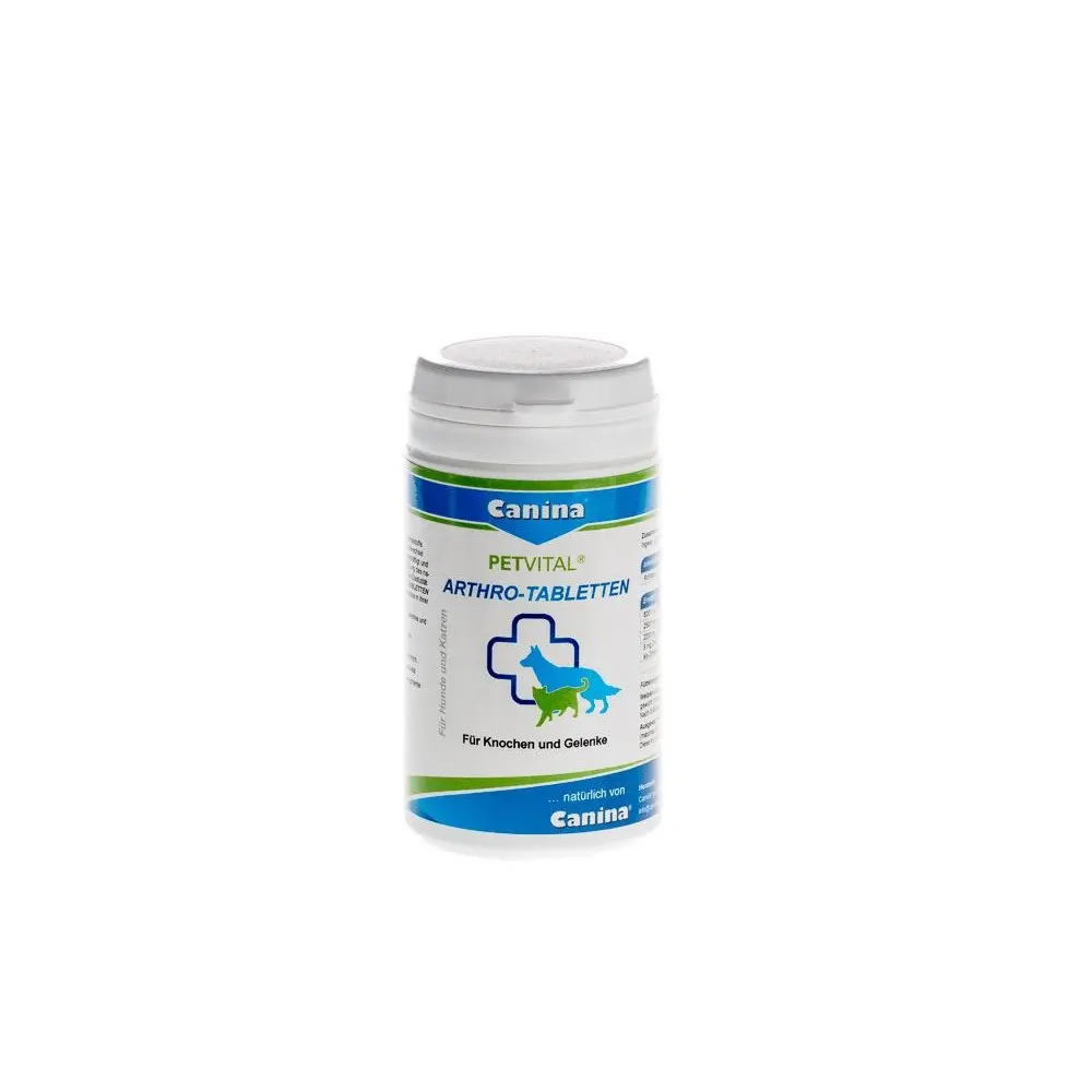 Мінеральний комплекс Canina Petvital Arthro-Tabletten для собак та котів для проблемних суглобів 60 г 60 табл.