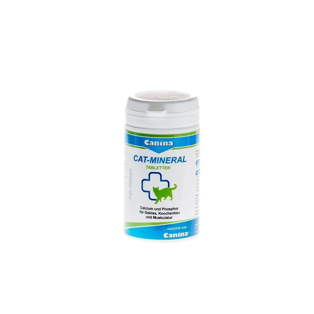 Вітамінно-мінеральний комплекс Canina Cat-Mineral Tabs для котів 75 г 150 табл.