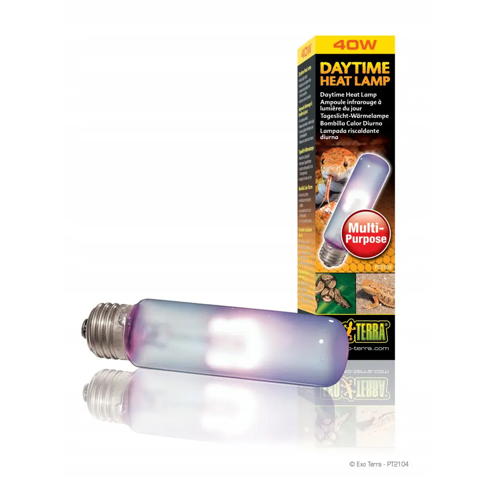 Лампа тераріумна ExoTerra DAYTIME HEAT LAMP для тераріумних тварин денна обігріваюча T10/25Вт