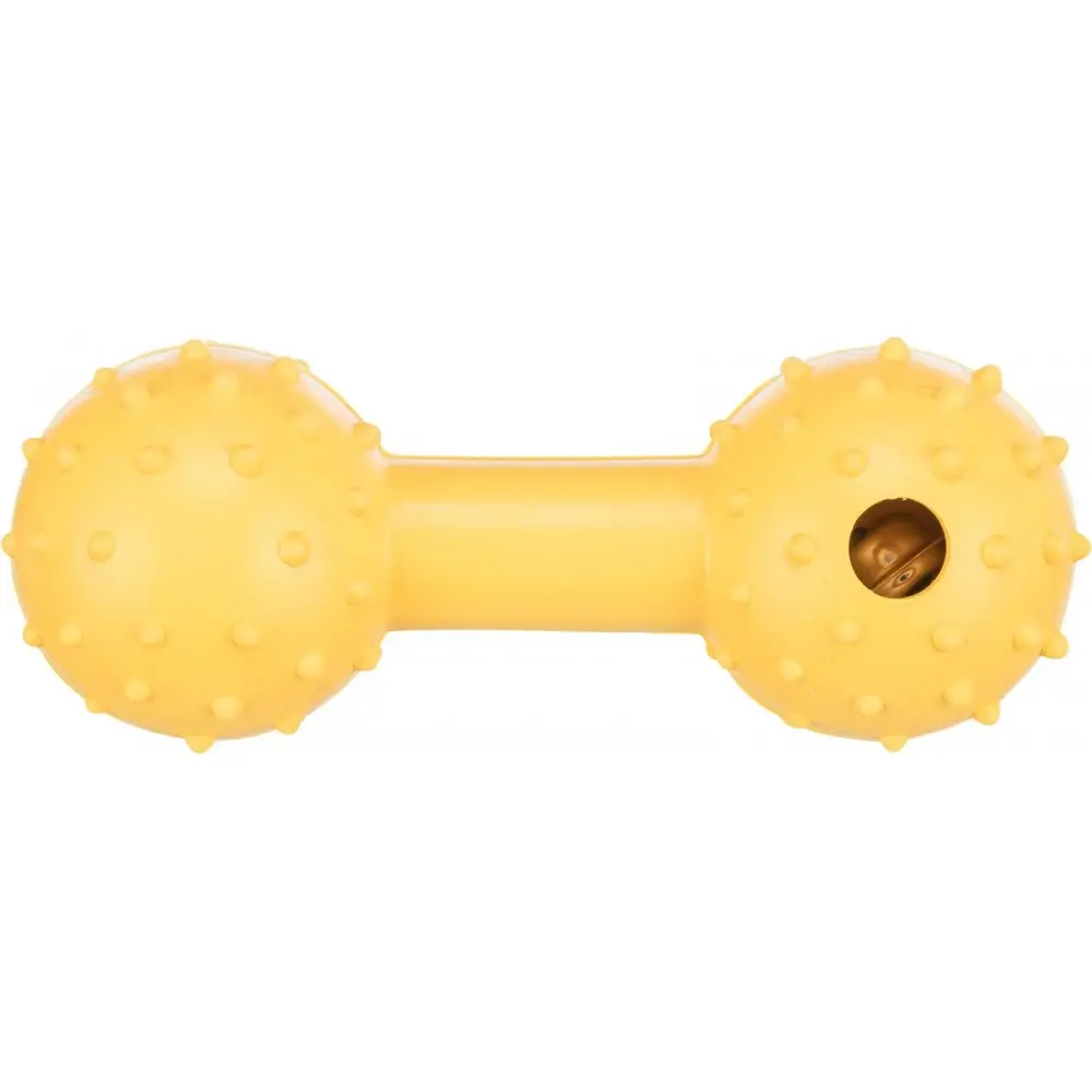 Іграшка Trixie Dog Toy Dumbbell для собак Гантель з дзвіночком гума 12 см