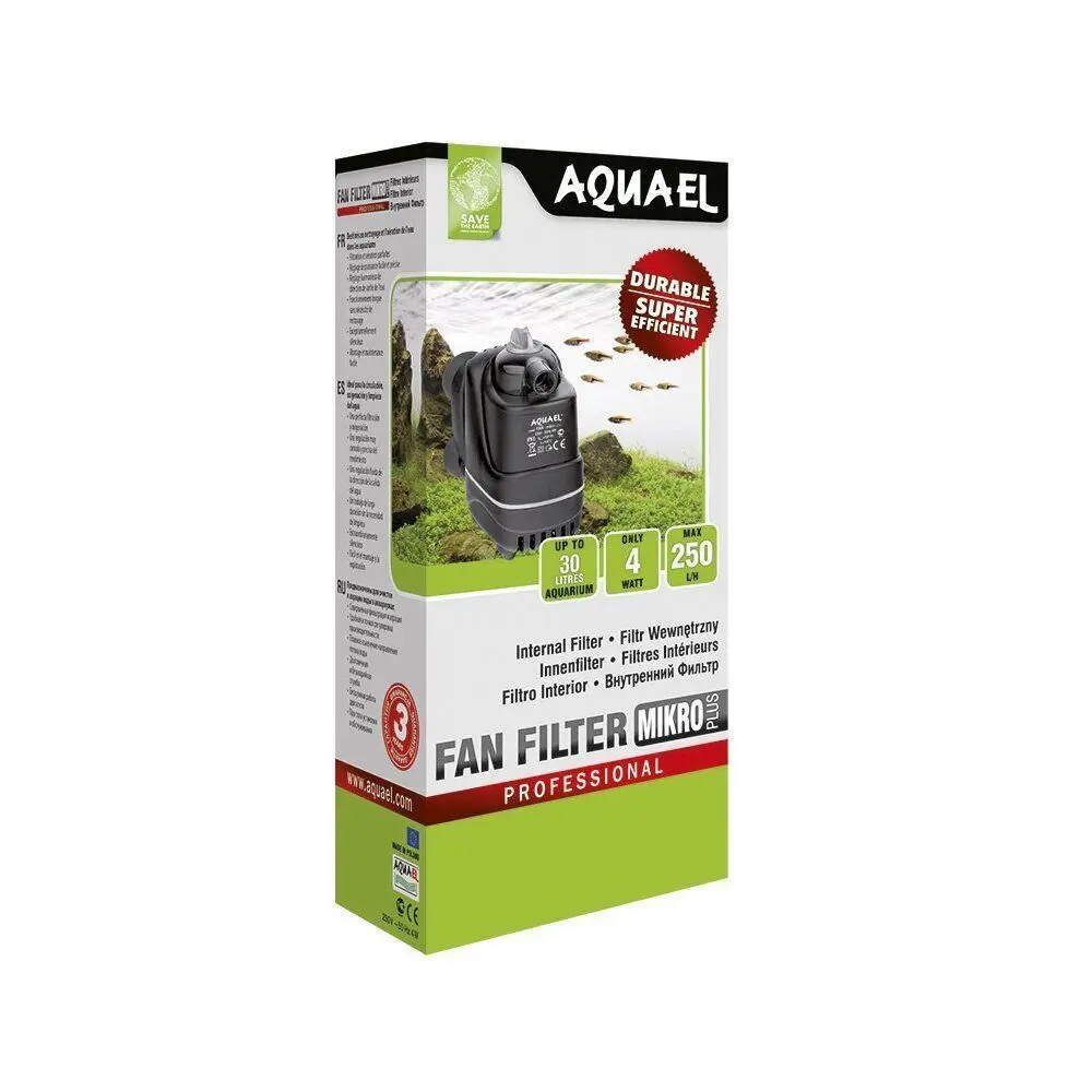 Фільтр Aquael для акваріума внутрішній FAN-mikro Plus 250 л/год на 30 л
