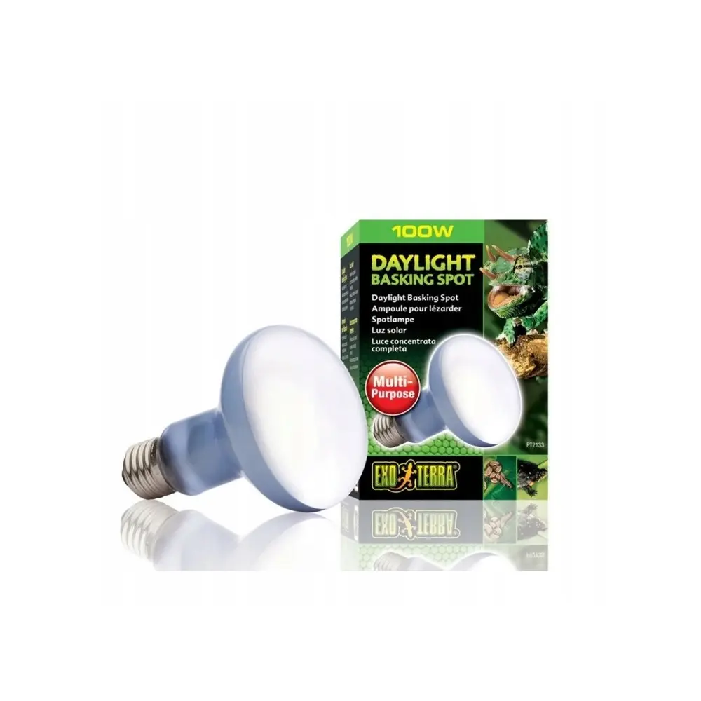Лампа тераріумна ExoTerra DAYLIGHT BASKING SPOT для тераріумних тварин дзеркальна R25/100Вт