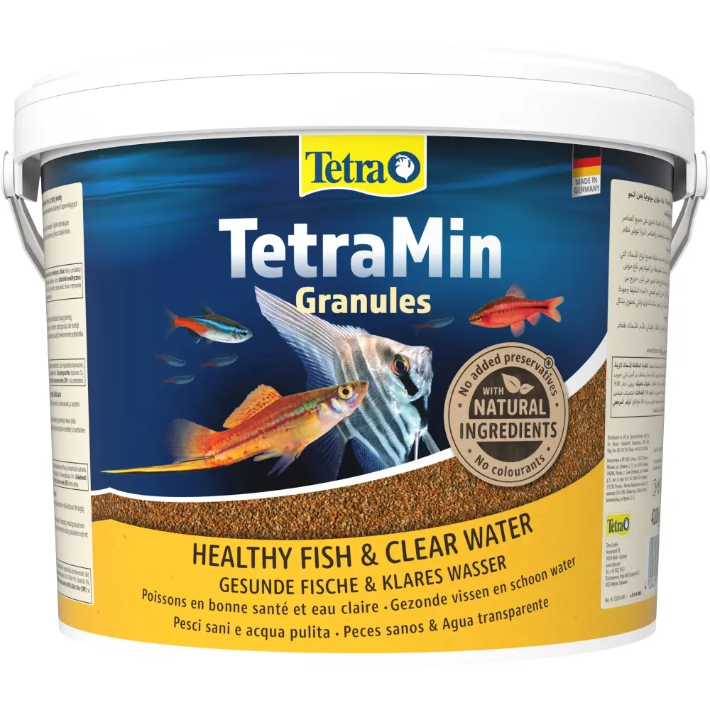 Корм Tetra Min Granules для акваріумних рибок гранули 4,2 кг/ 10 л