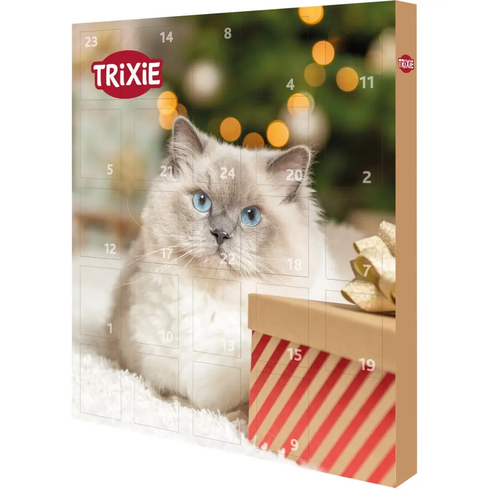 Адвент-календар Trixie для котів Різдвяний з ласощами 30х34х3,5 см 24 комірки