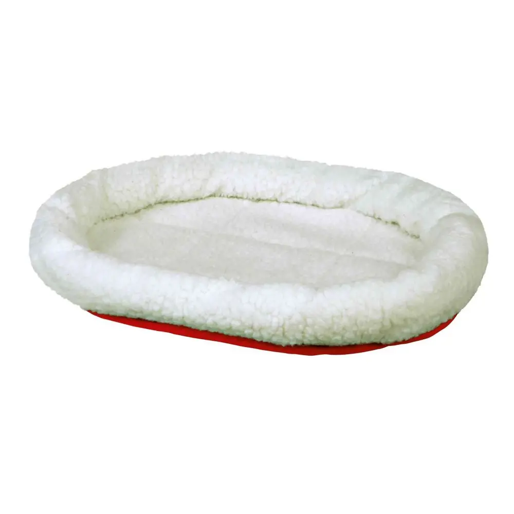 Лежак Trixie для котів Cuddly Bed двосторонній білий/червоний 47х38 см