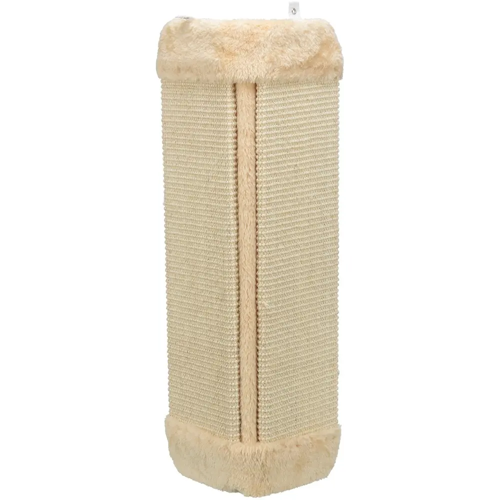 Дряпка Trixie для котів настінна кутова сизаль/плюш бежева 32x60 см