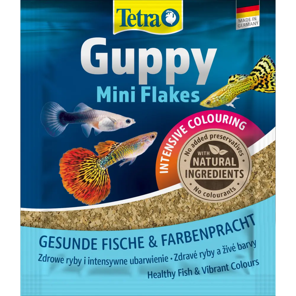 Корм сухий Tetra Guppy для гупі в пластівцях 12 г