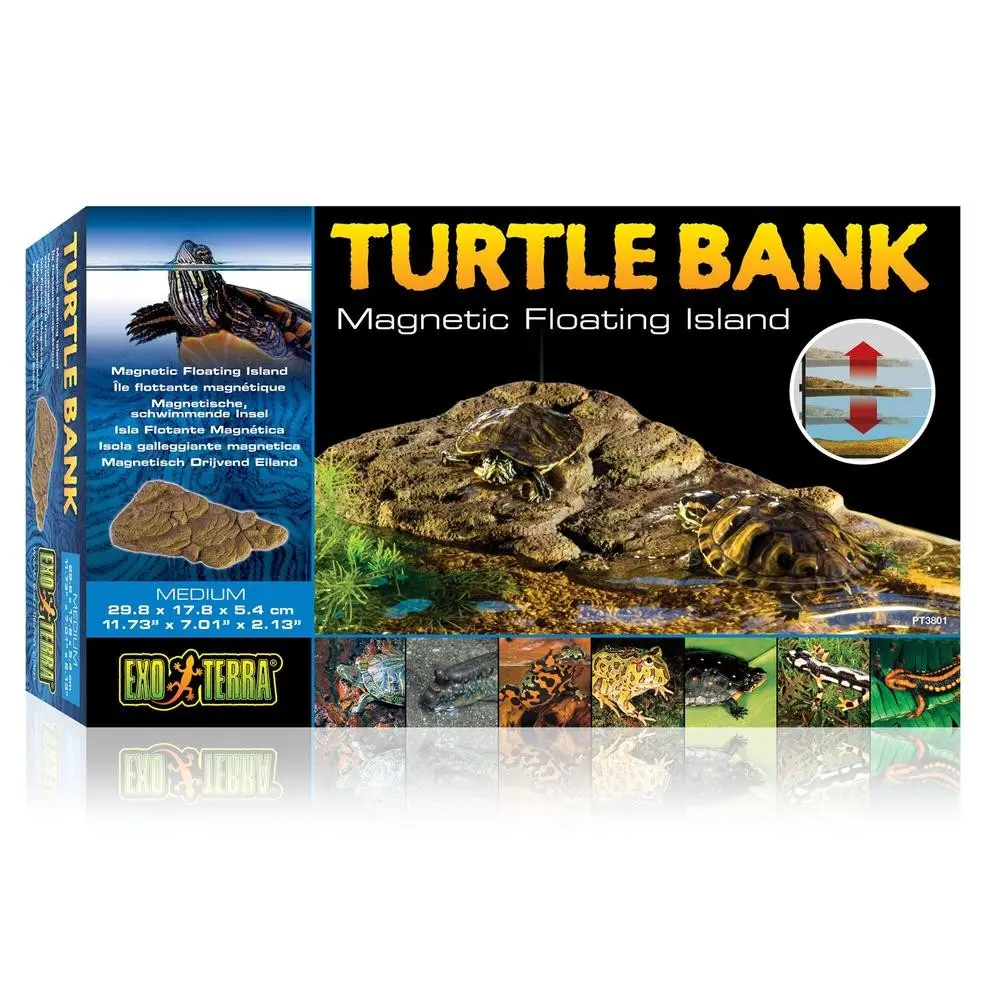 Декорація ExoTerra для тераріума Turtle Bank Плаваючий острів M пластик 30x18x5 см