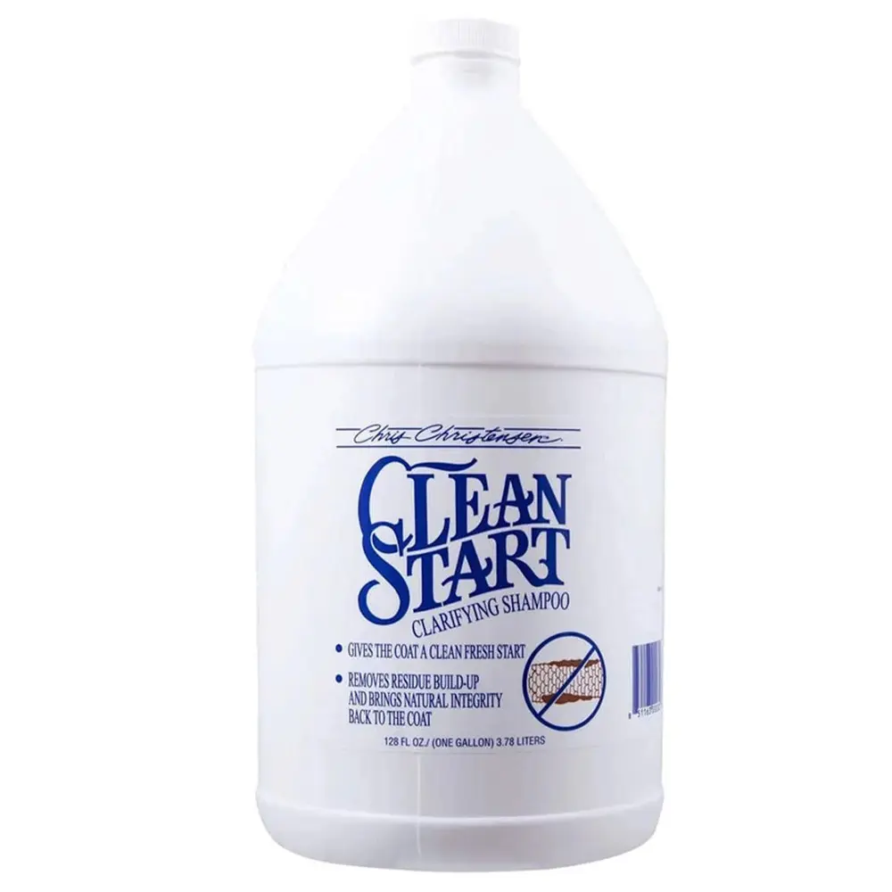 Шампунь Chris Christensen Clean Start для собак та котів для догляду за шерстю 3,8 л