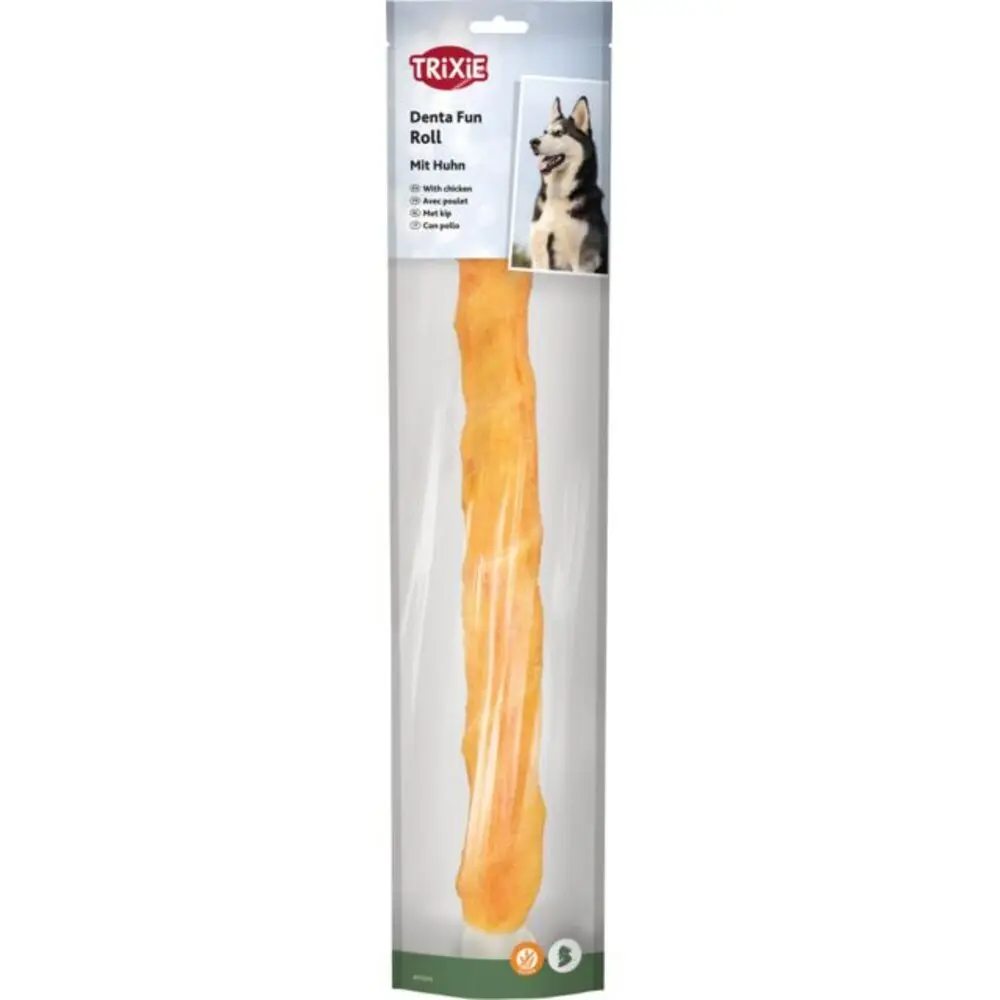 Ласощі Trixie Denta Fun Chewing Rolls для собак Палички для чищення зубів з куркою 40 см 170 г
