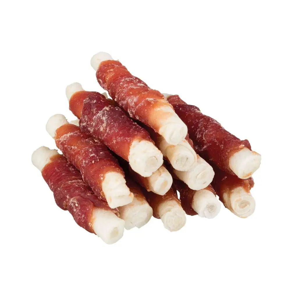 Ласощі Trixie Denta Fun Rolls with Duck для собак Паличка для чищення зубів з качкою 6 см 120 г