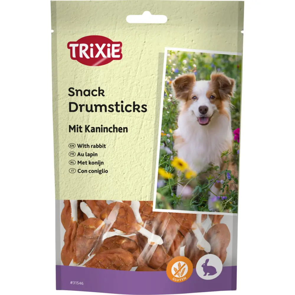 Ласощі Trixie Drumsticks  with Rabbit для собак кісточки з кроликом 100 г 8 шт