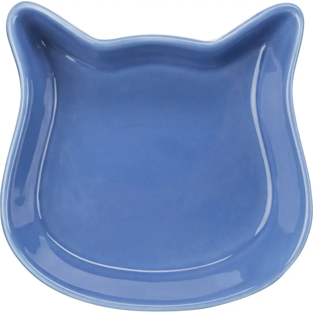 Миска Trixie для котів керамічна в формі котячої голови 0,25 л 12 х 12 см