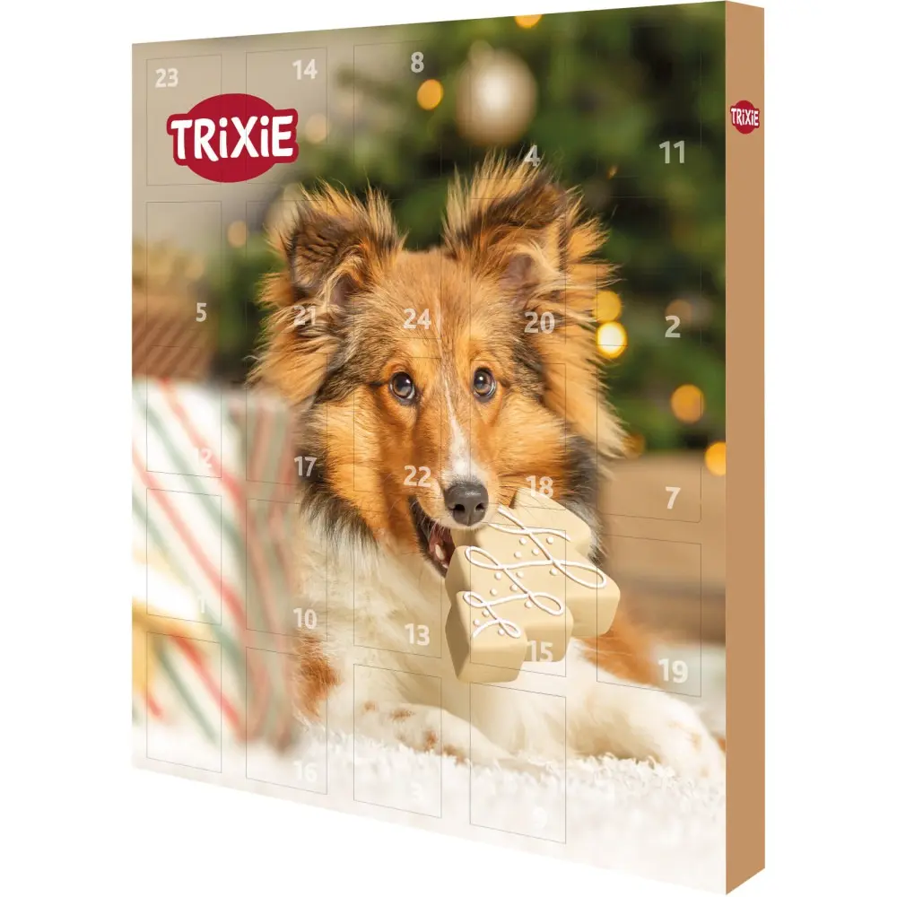 Адвент-календар Trixie для собак Різдвяний з ласощами 30х34х3,5 см