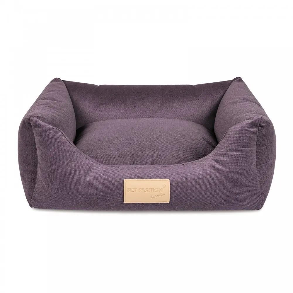 Лежак Pet Fashion Molly №1 для собак і котів фіолетовий 52х40х17 см