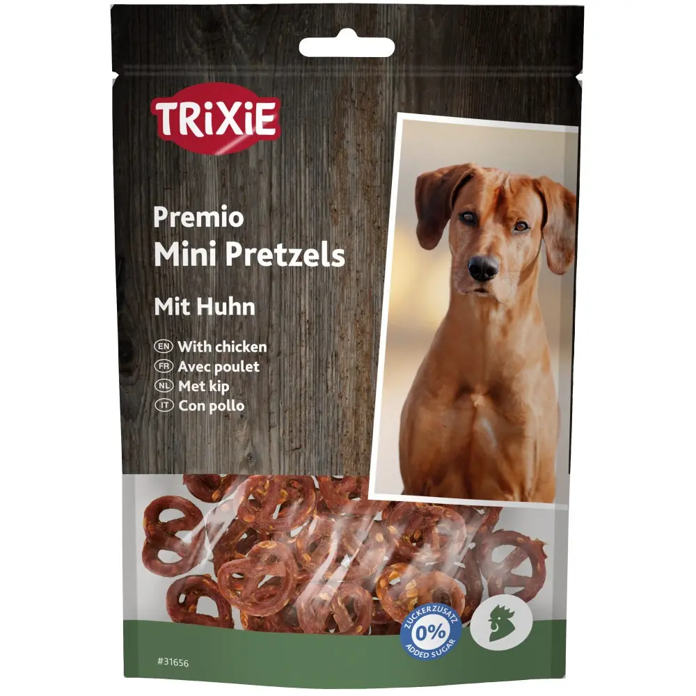 Ласощі Trixie Premio Mini Pretzels with Chicken для собак крендель з куркою 100 г