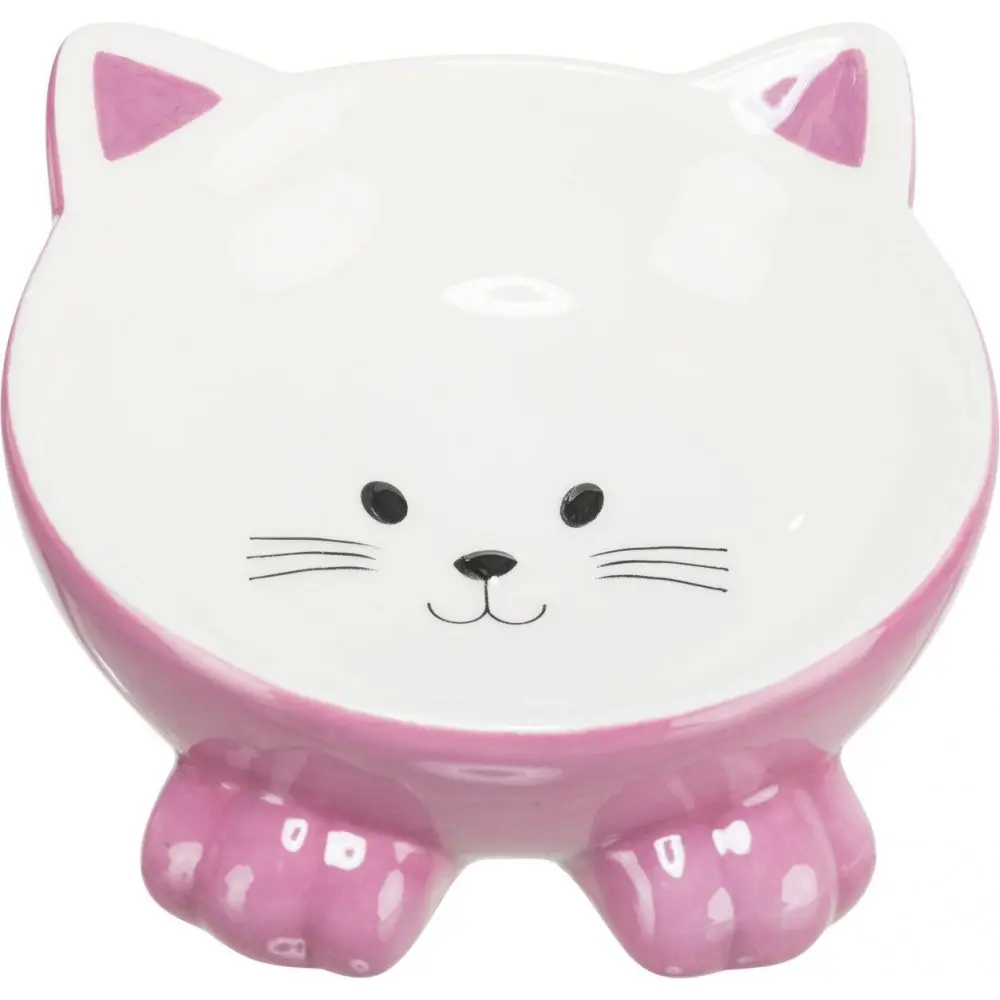 Миска Trixie для котів Котик керамічна 150 мл d-14 см