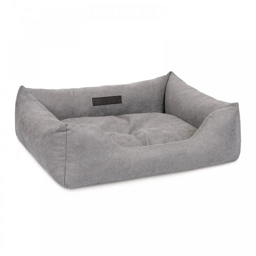 Лежак Pet Fashion Denver №2 для собак сірий 78х60х20 см