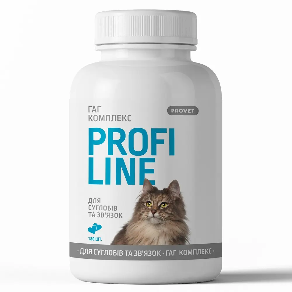 Вітаміни Provet PROFILINE для котів ГАГ комплекс для суглобів та зв язок 180 таб