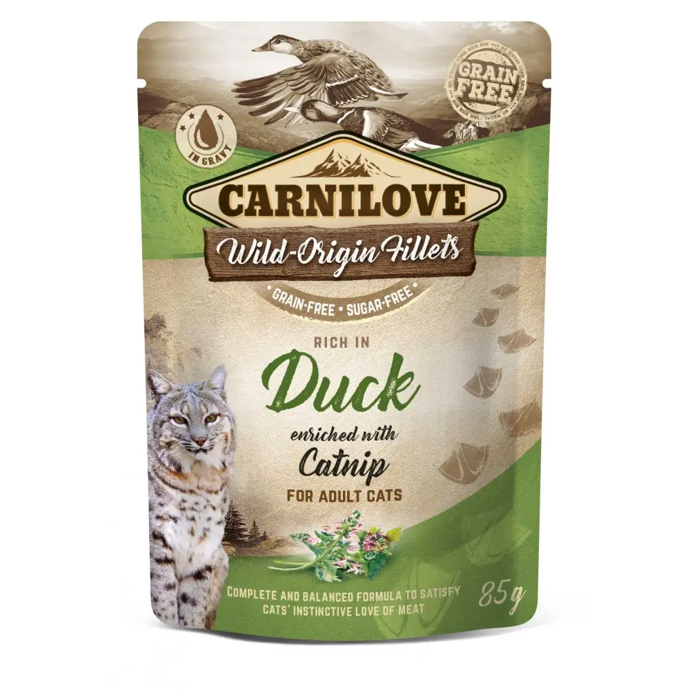 Корм вологий Carnilove Duck with Catnip д/котів качка і котяча м ята 85 г