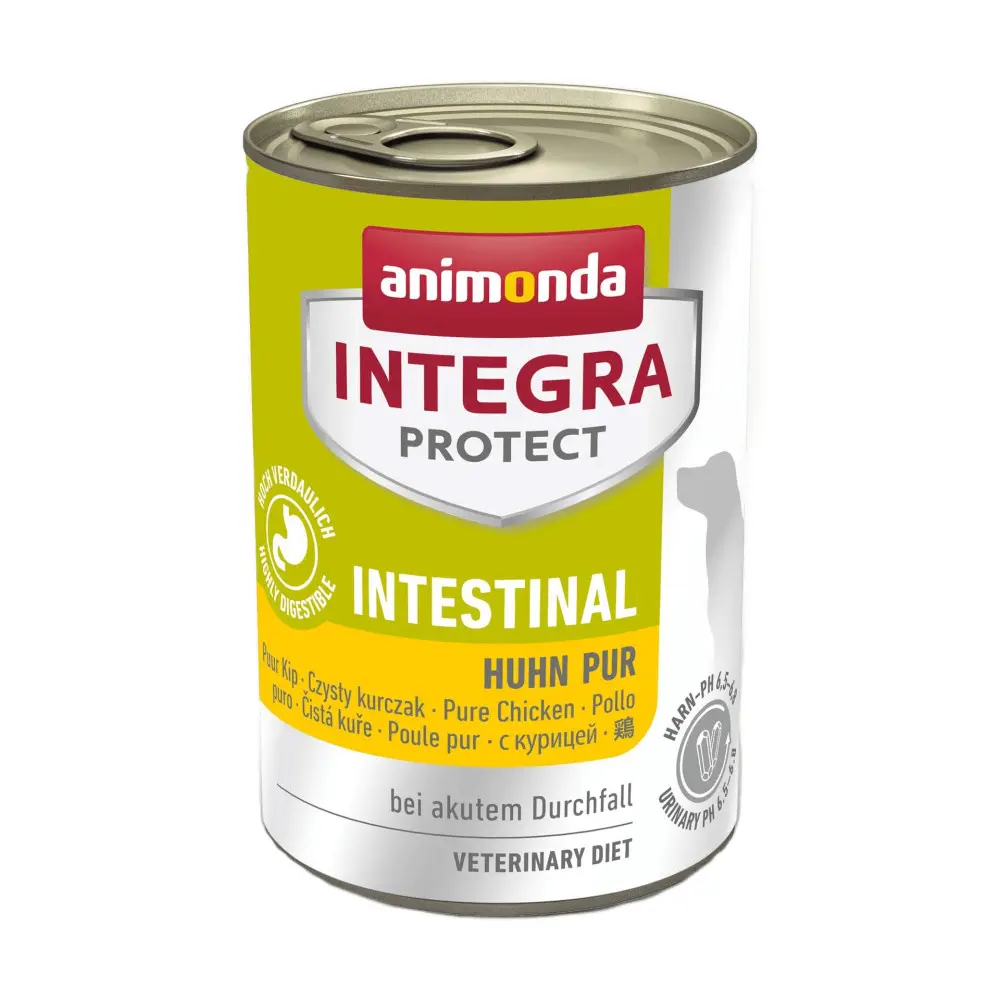 Корм ветеринарний вологий Integra Protect Intestinal Pure Chicken моно курка для собак при порушенні кишково штункового тракту 400г