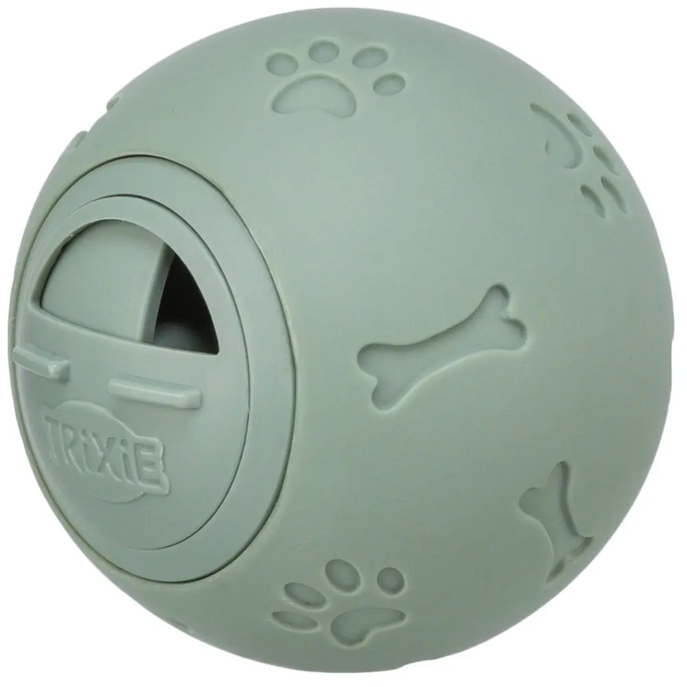 Іграшка Trixie для собак Куля для ласощів пластик 7 см зелена