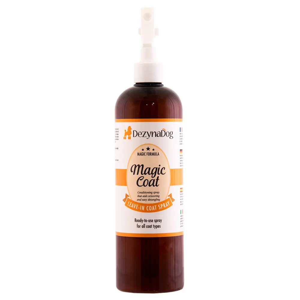 Спрей Dezynadog Magic Coat універсальне покриття-спрей для зниження статики покращення стану шерсті розплутування ковтунів та сплутувань     500мл