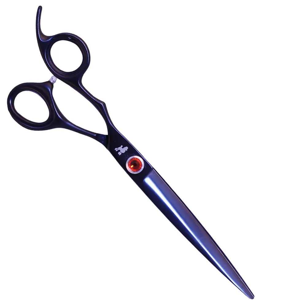 Ножиці грумерські Dezynadog Ignis 7 Straight Lefty Scissor прямі для стрижки собак   для лівші японська нержавіюча сталь 440c  7 дюймів
