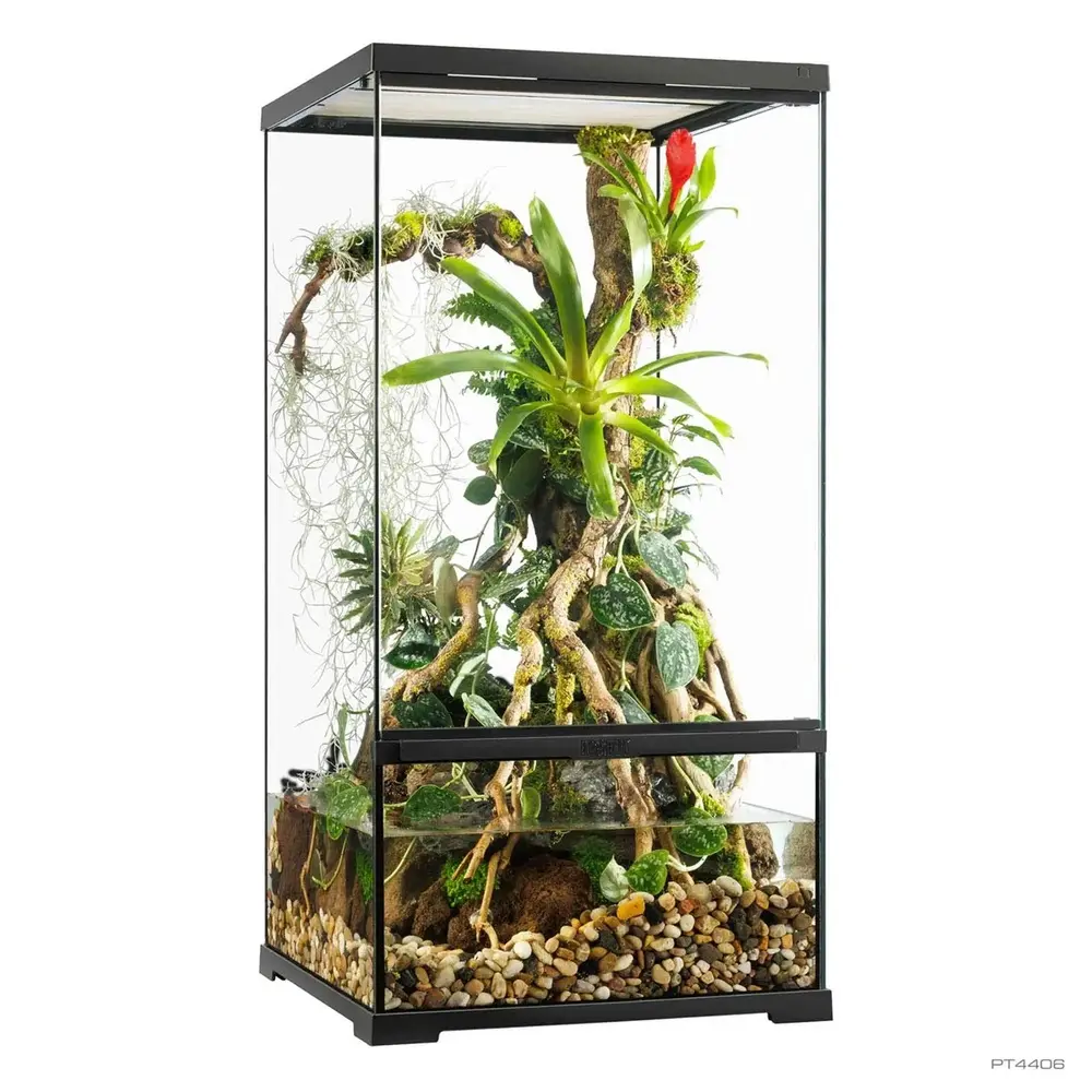 Тераріум ExoTerra для екзотичних тварин Pro Terrarium скляний45x45x90см