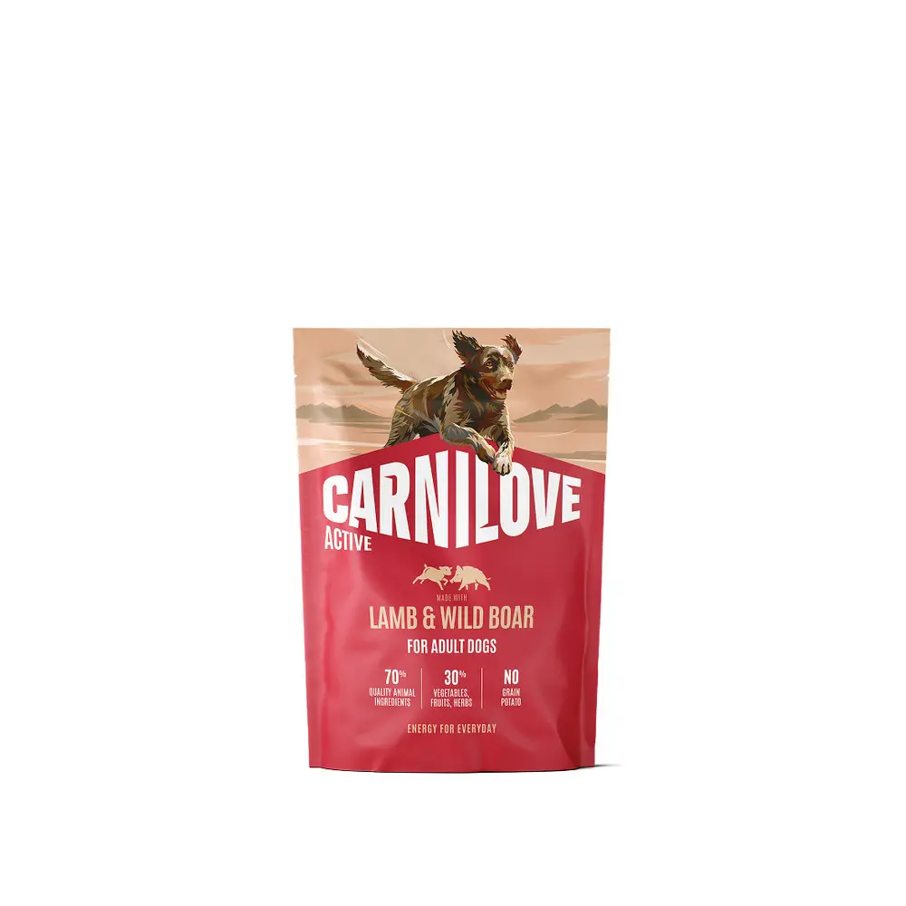 Корм сухий Carnilove Active Lamb & Wild Boar для собак ягня і дикий кабан 1,5 кг
