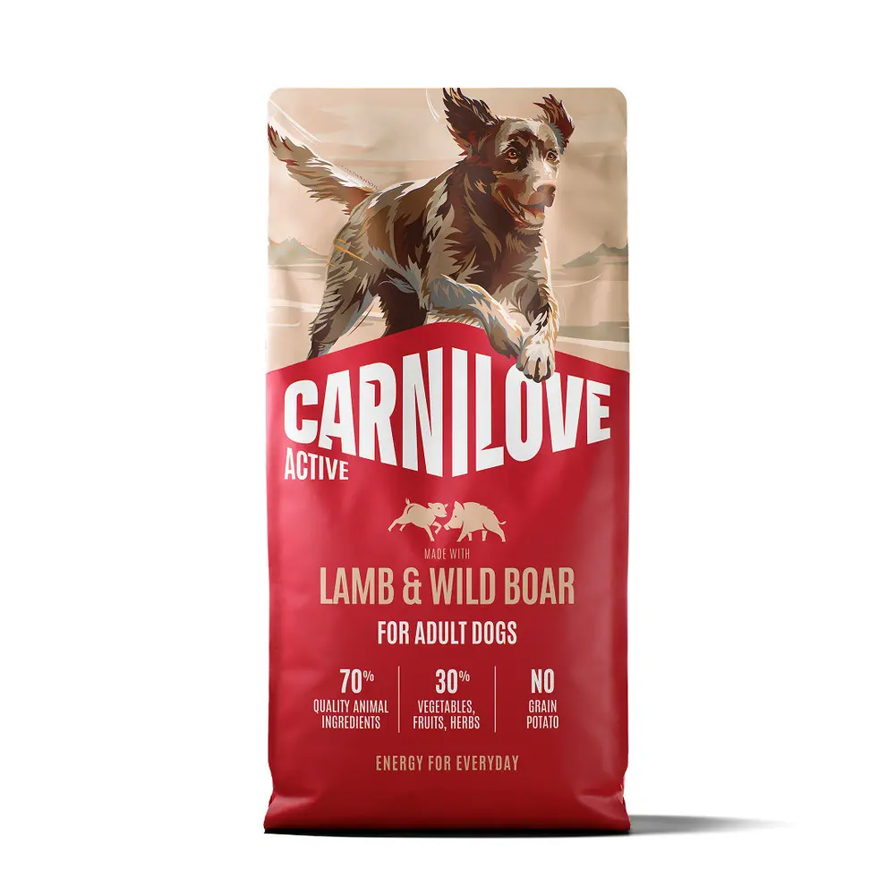Корм сухий Carnilove Active Lamb & Wild Boar для собак ягня і дикий кабан 12 кг