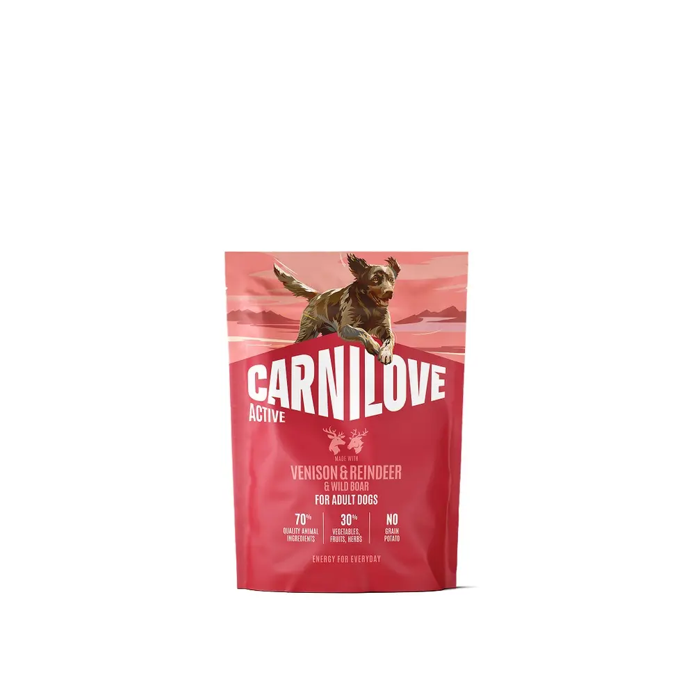Корм сухий Carnilove Active Venison & Reindeer & Wild Boar Active Adults для активних cобак оленина і дикий кабан 1,5 кг