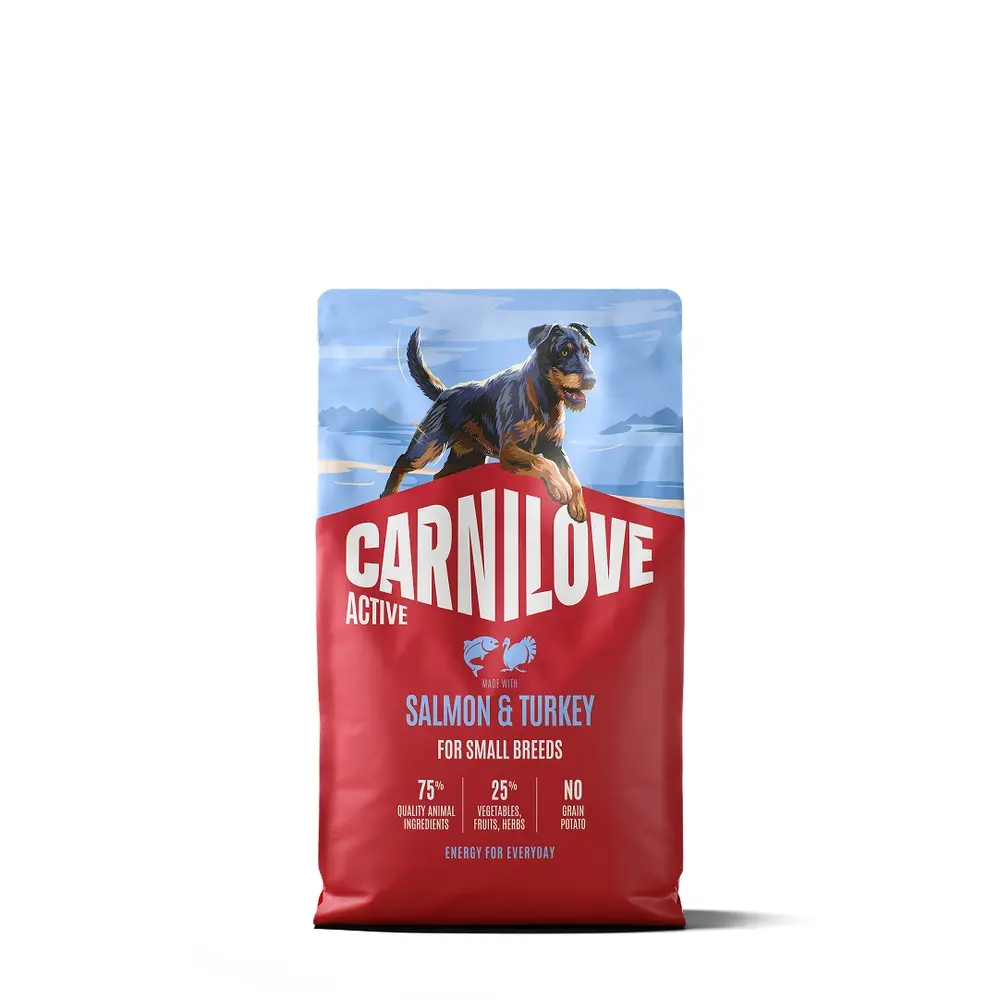 Корм сухий Carnilove Active Salmon & Turkey Small Breed для cобак малих порід лосось та індичка 4 кг