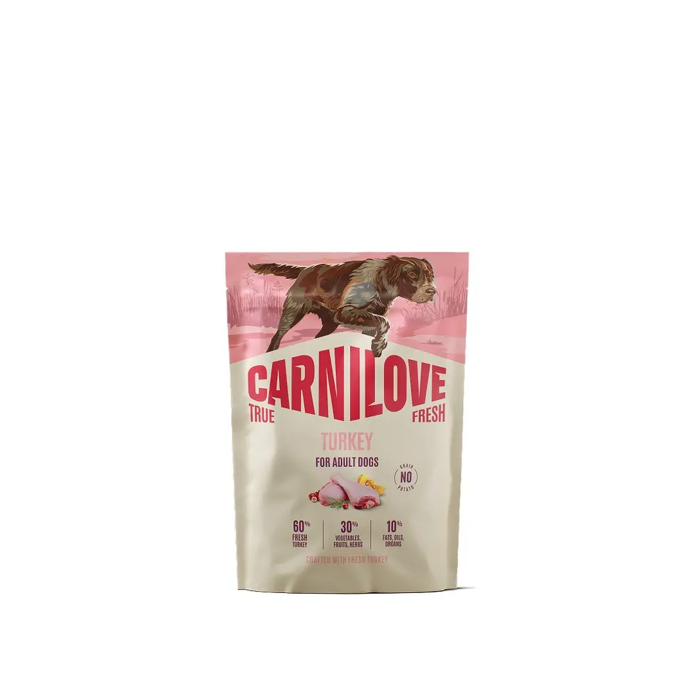 Корм сухий Carnilove True Fresh Turkey для cобак індичка 1,5 кг
