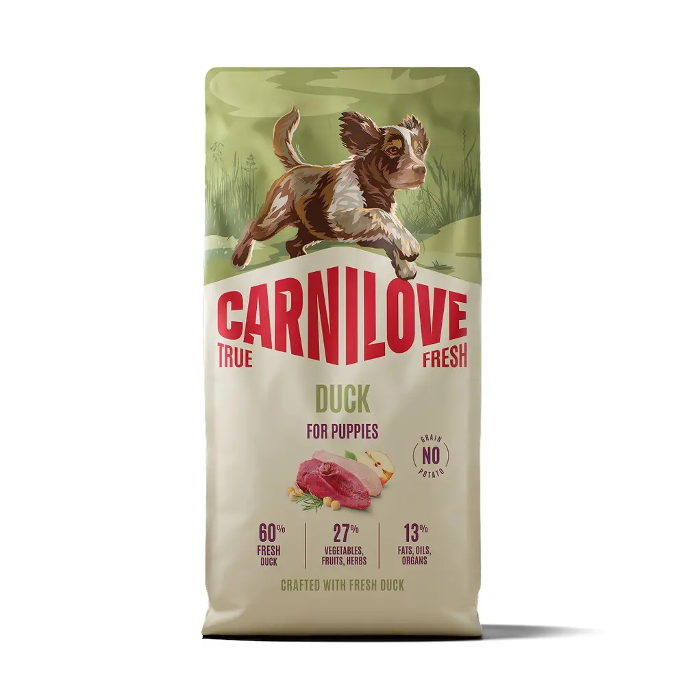 Корм сухий Carnilove True Fresh Puppy для цуценят качка 12 кг