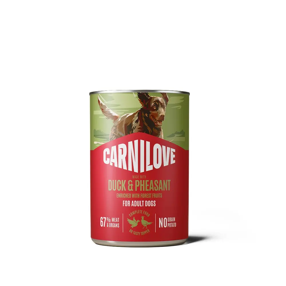Корм вологий Carnilove Duck & Pheasant для собак паштет качка і фазан 400 г