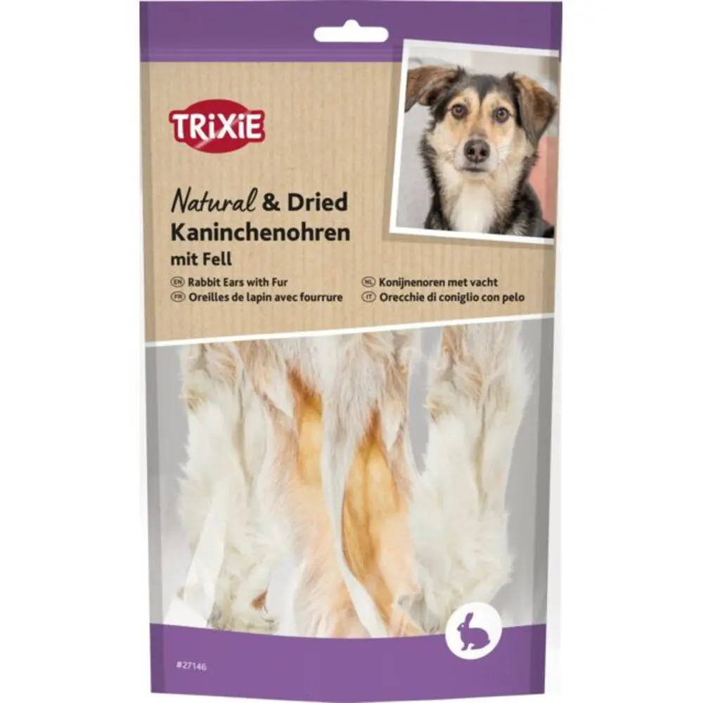 Ласощі Trixie Rabbit Ears для собак вушка кролика 100 г