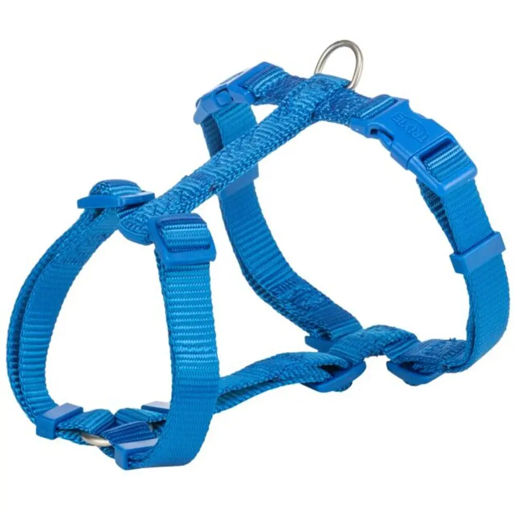 Шлея Trixie Premium H-harness для собак синій XXS–XS 20–32 см 10 мм